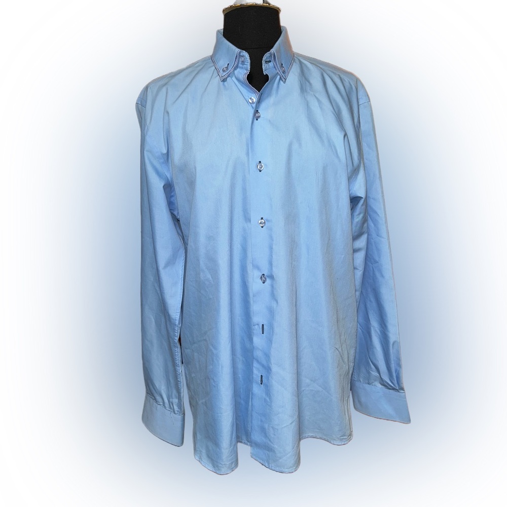 Blue Men’s Dress Shirt